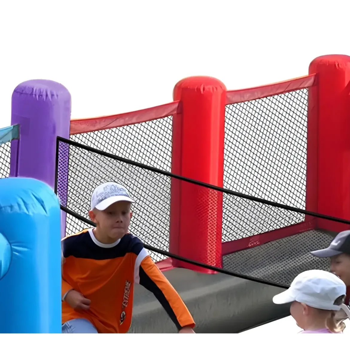 Gonfiabile Campo Multisport 335x800x180 cm Calcio Volley Basket Bambini