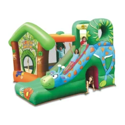 Gonfiabile per Bambini con Scivolo Motore Elettrico Saltarello Castello