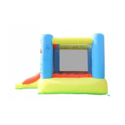 Gonfiabile per Bambini Interattivo Musica con Scivolo Gioco Castello Gonfiatore