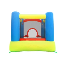 Gonfiabile per Bambini Interattivo Musica con Scivolo Gioco Castello Gonfiatore