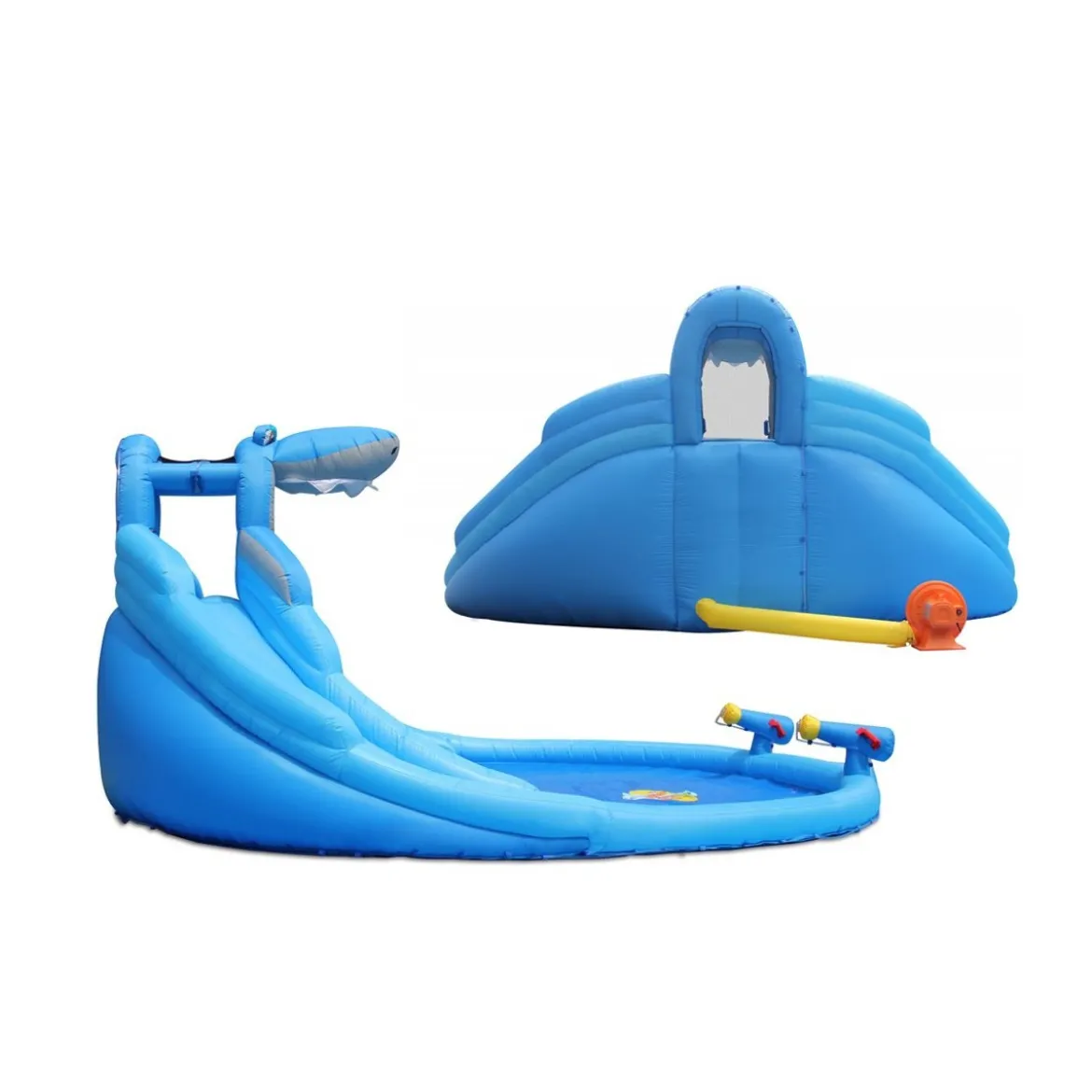 Gonfiabile per Bambini Scivoli Arrampicata Piscina Giochi Acqua Parco Acquatico