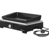 Griglia Elettrica 2500W Piastra Ghisa da Tavolo con Copertura Esterno