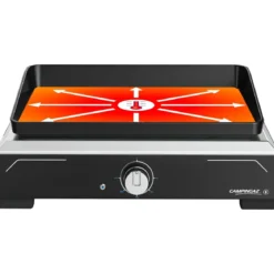 Griglia Elettrica 2500W Piastra Ghisa da Tavolo con Copertura Esterno