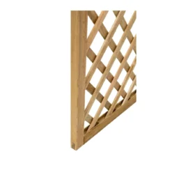 Grigliato Pannello 40x180 h cm Steccato in Legno da Terrazzo Giardino Rampicanti