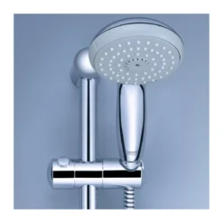 Grohe Asta Saliscendi Doccia con Soffione Rotondo Supporto Colonna Bagno Cromo