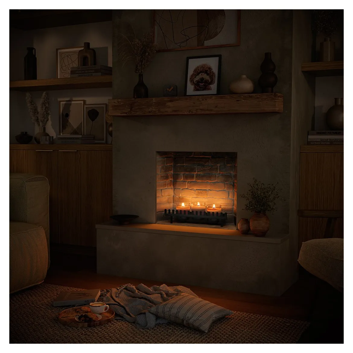 Inserto Camino TAGU ZenFlame Finto Arredo a Candele
