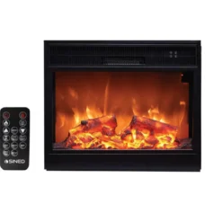 Inserto per Camino Elettrico Effetto Fuoco Realistico da Incasso Parete