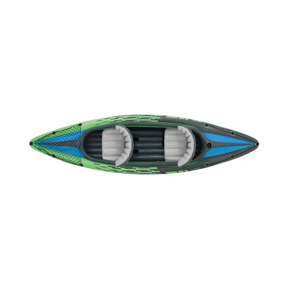 Intex Canoa Kayak Challenger 2 Posti 160 kg Gonfiabile Remi Pagaia da Pesca Mare