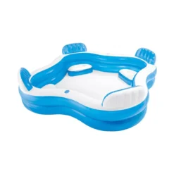 Intex Piscina Gonfiabile per Bambini Quadrata Giardino Fuoriterra da Esterno