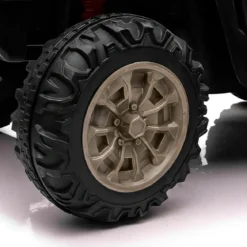 Jeep Elettrica per Bambini 24V Verde 2 Posti Telecomando e Luci LED
