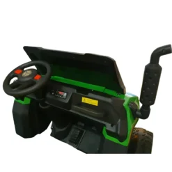 Jeep Elettrica 4x4 per Bambini 2 Posti Telecomando e Sedile in Pelle