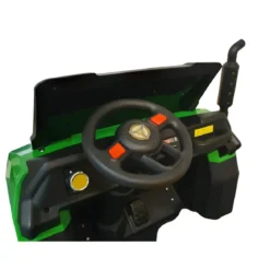 Jeep Elettrica 4x4 per Bambini 2 Posti Telecomando e Sedile in Pelle
