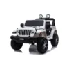 Jeep Rubicon Bianco Macchina Elettrica a Batteria 12 V Telecomando