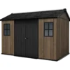 Keter Apex Casetta da Giardino Resina Effetto Legno 350x230x246 cm