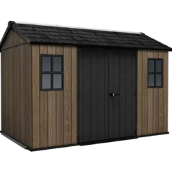 Keter Apex Casetta da Giardino Resina Effetto Legno 350x230x246 cm