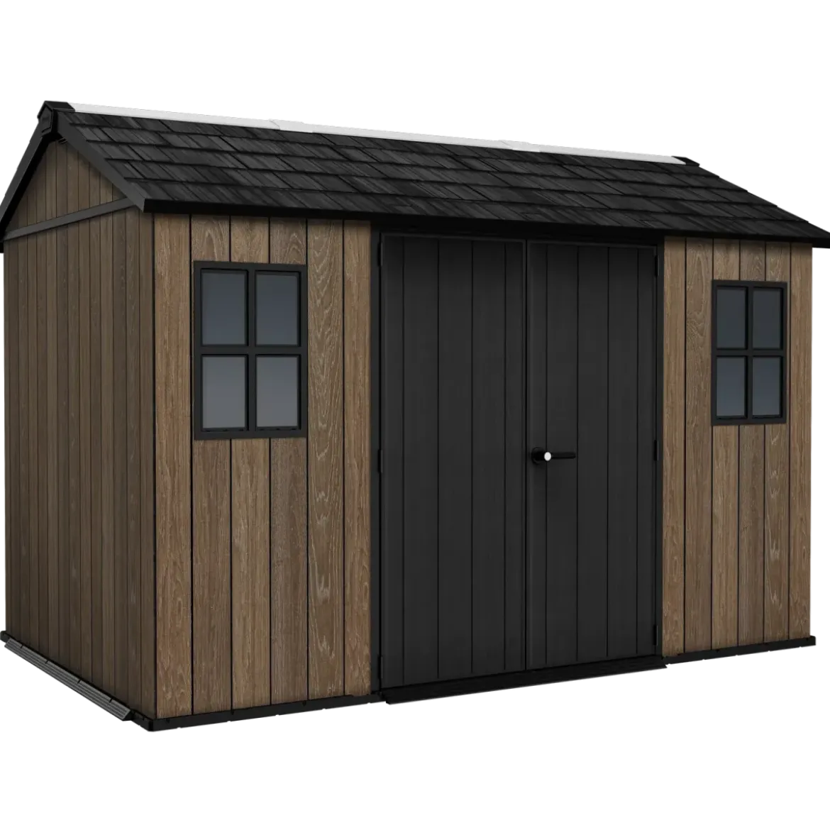Keter Apex Casetta da Giardino Resina Effetto Legno 350x230x246 cm