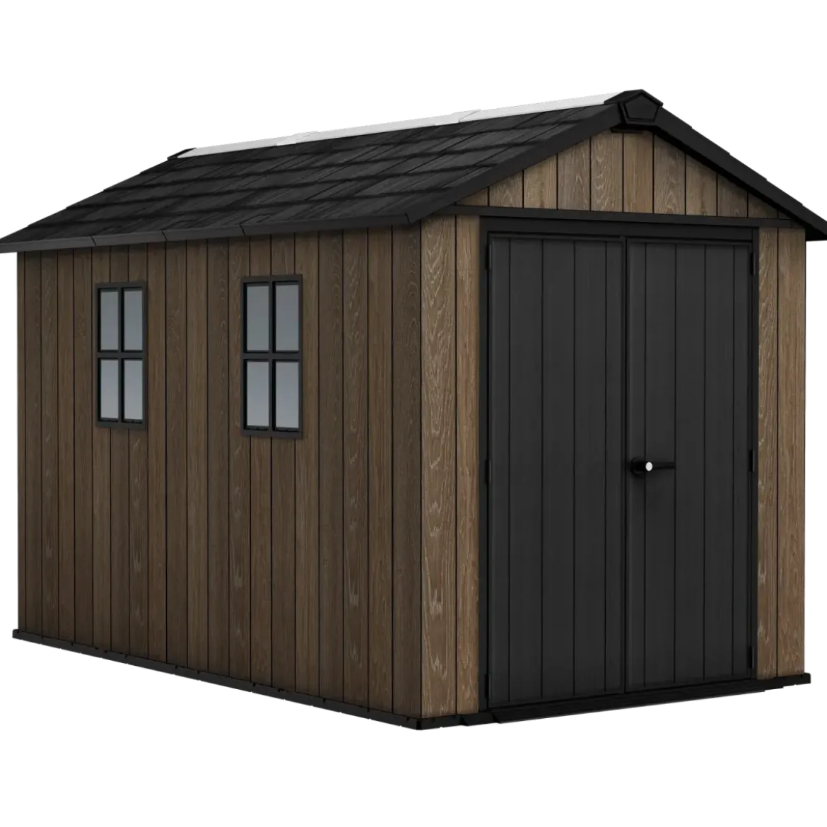 Keter Apex Casetta da Giardino Resina Effetto Legno 350x230x246 cm