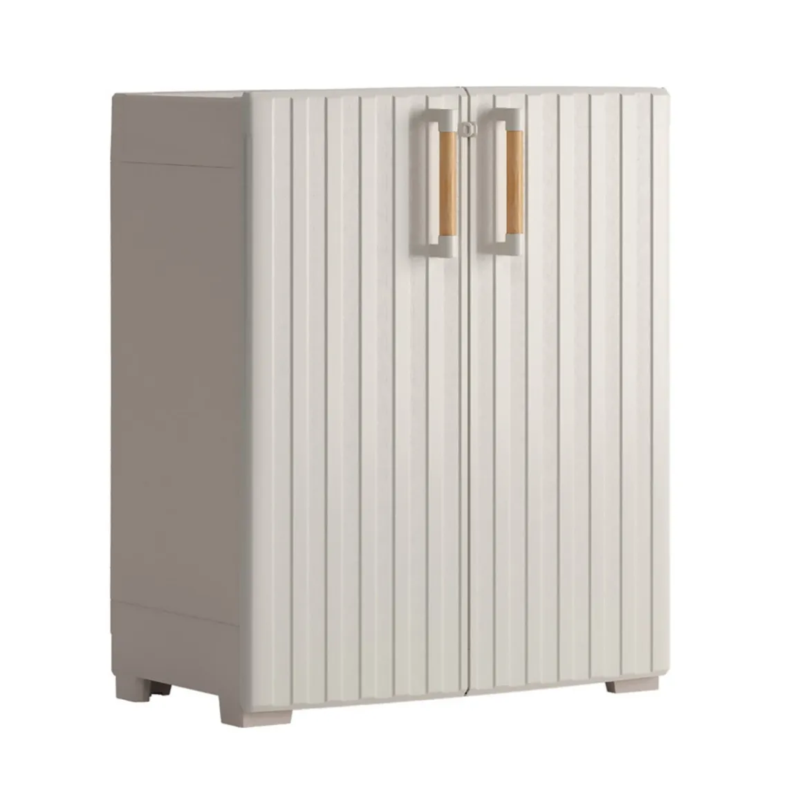 Keter Armadio da Esterno Impermeabile Basso con 1 Ripiano Resistente