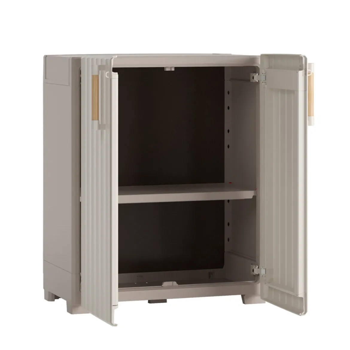 Keter Armadio da Esterno Impermeabile Basso con 1 Ripiano Resistente