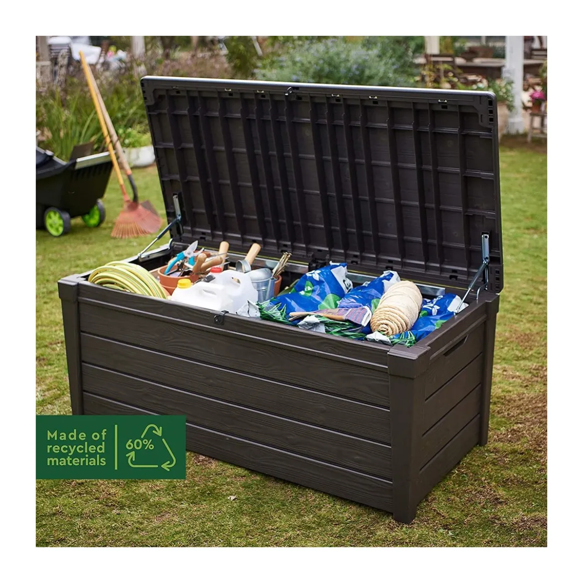 Keter Baule Cassapanca Plastica Contenitore Esterno Giardino Terrazzo Multiuso