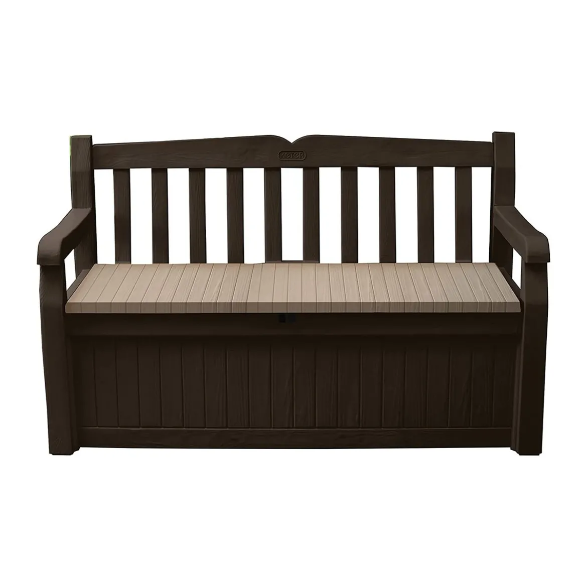 Keter Baule Effetto Legno Cassapanca Portagiochi Contenitore Coperchio Balcone
