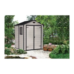 Keter Box per Esterno Porta Attrezzi Casetta Manor 185x152 in Resina Beige