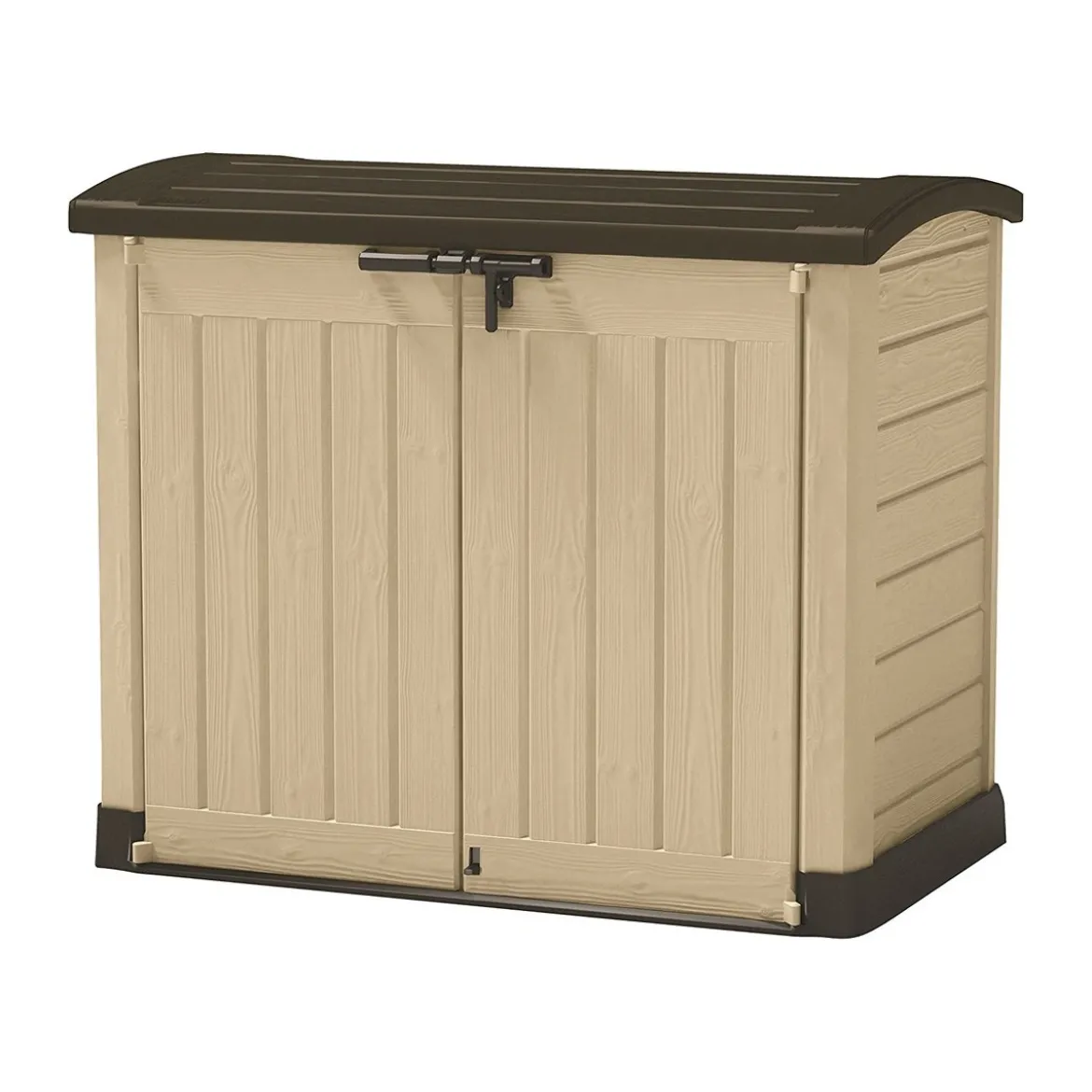Keter Box per Esterno Resina Pavimento Lavoro Beige Compatto da Giardino Armadio