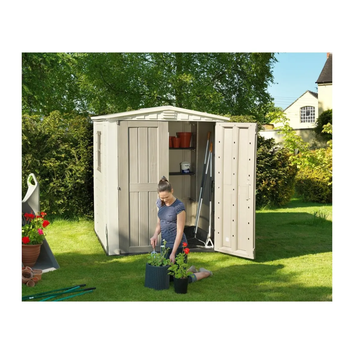 Keter Casetta per Attrezzi Box Factor 178x195 da Giardino