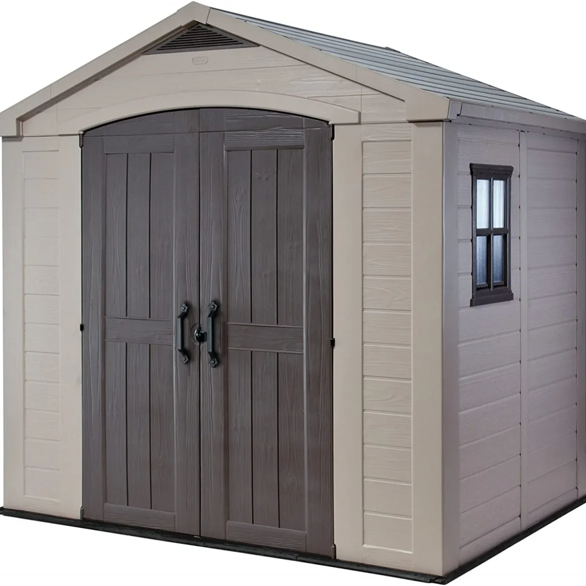 Keter Casetta per Attrezzi Factor 256x182 con Pavimento Interno da Giardino