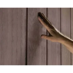 Keter Newton Plus Casetta da Giardino 230x413 PVC Effetto Legno 2 Ante