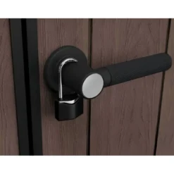Keter Newton Plus Casetta da Giardino 230x476 PVC Effetto Legno 2 Ante