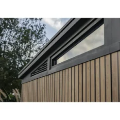 Keter Pent Casetta da Giardino 2x2 Resina Effetto Legno Doghe Veneziane