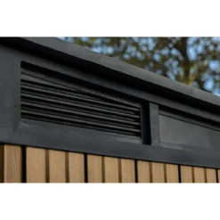 Keter Pent Casetta da Giardino 277x218 Resina Effetto Legno Finestre
