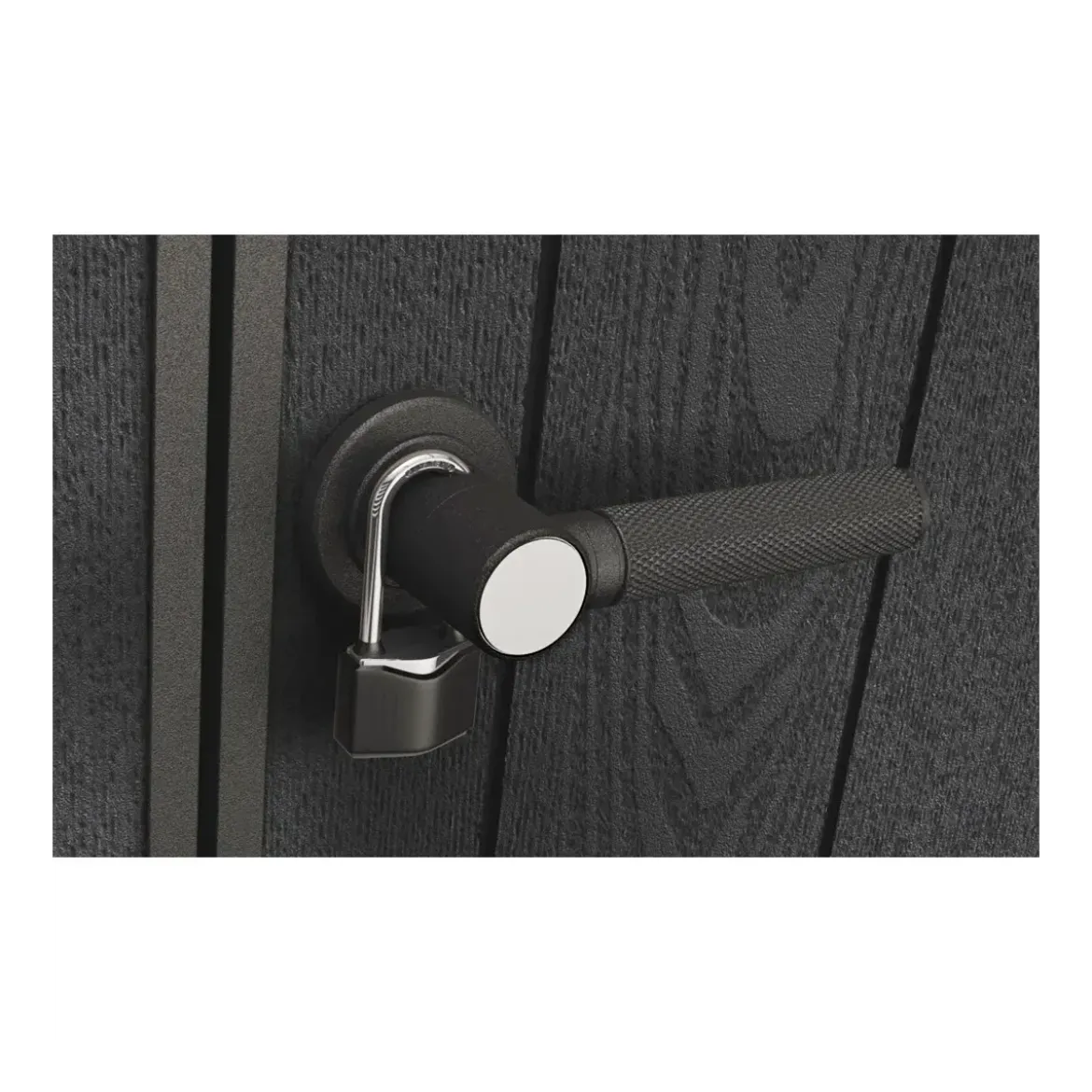 Keter Pent Casetta da Giardino 340x218 Resina Effetto Legno Doppia Porta