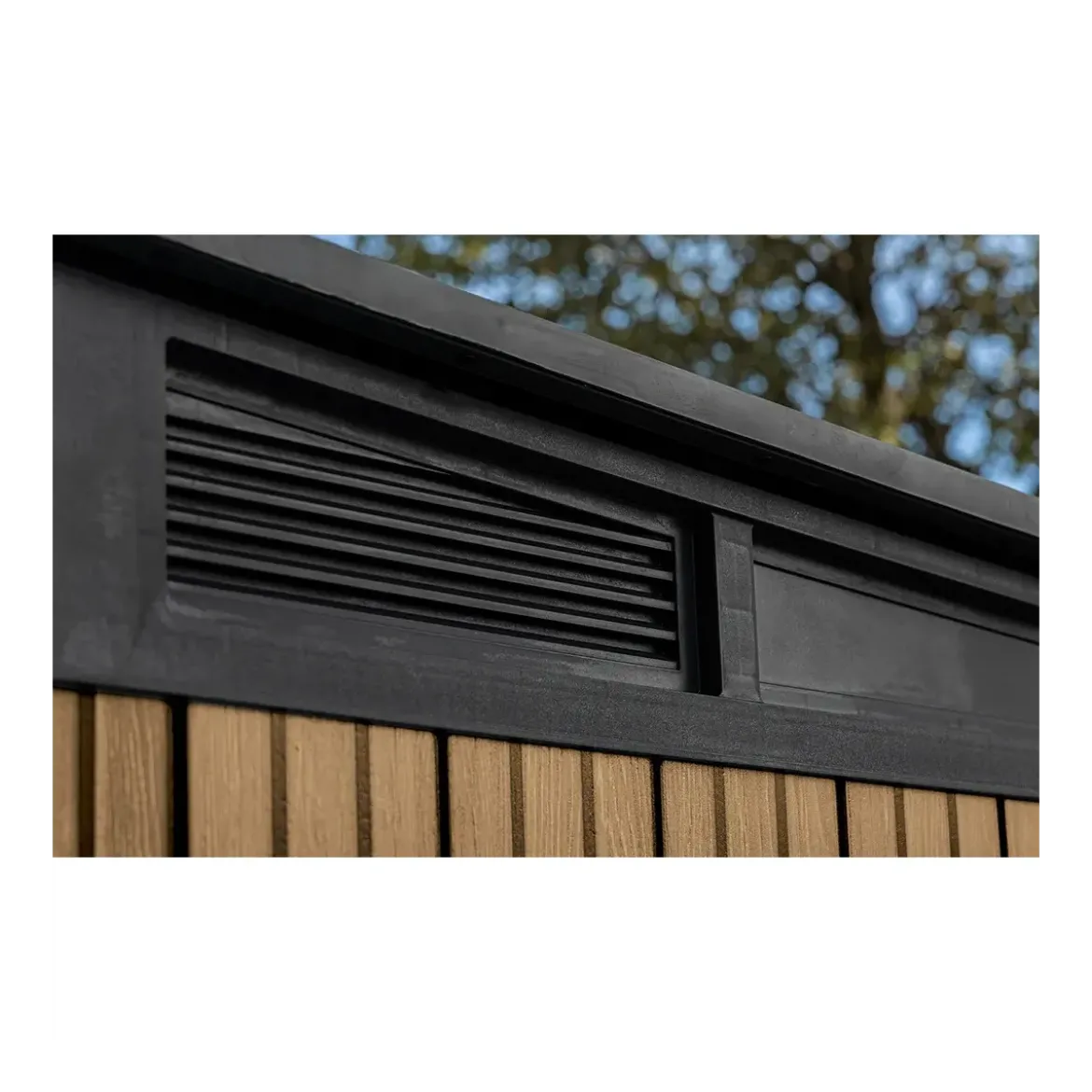 Keter Pent Casetta da Giardino 340x218 Resina Effetto Legno Doppia Porta