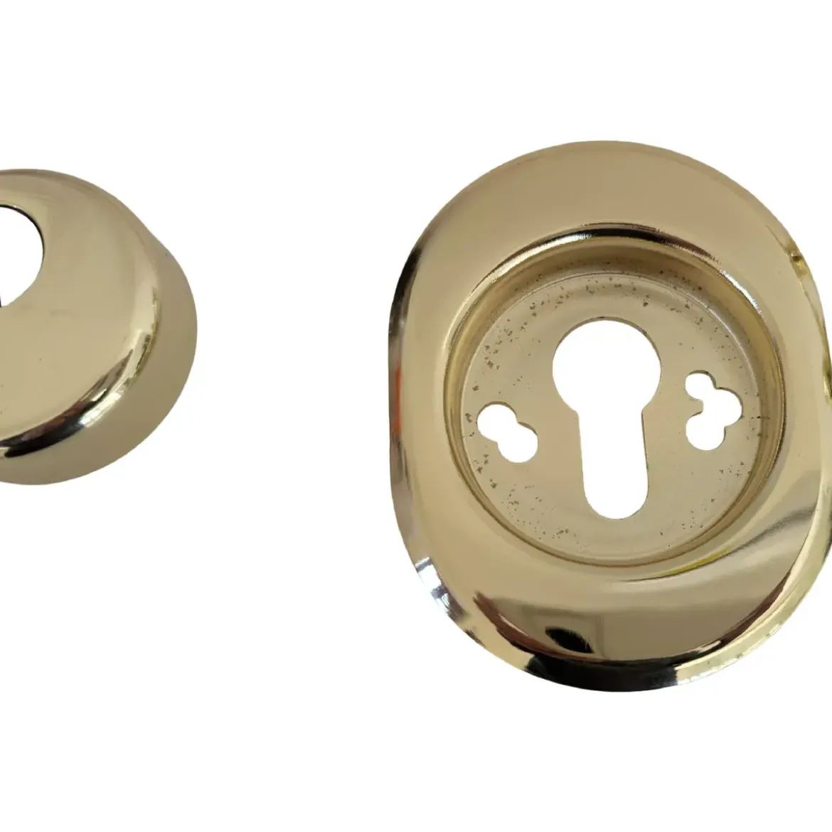Kit Accessori Porta Blindata Ottone Lucido con Defender 55