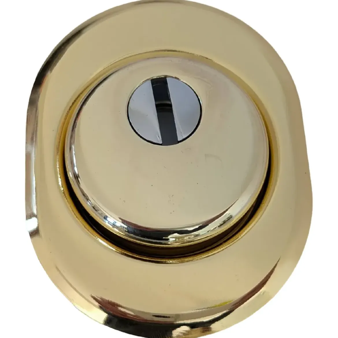 Kit Accessori Porta Blindata Ottone Lucido con Defender 55