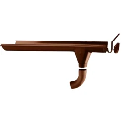 Kit B Grondaia Zincata Casette Legno Falde 220 e 259 cm con Accessori