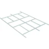 Kit di Fondazione per Casetta da Giardino 330x309 cm Acciaio Zincato