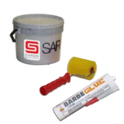 Kit di Montaggio per BBQ Barbecue in Muratura Cemento Silicone Pittura Rullo