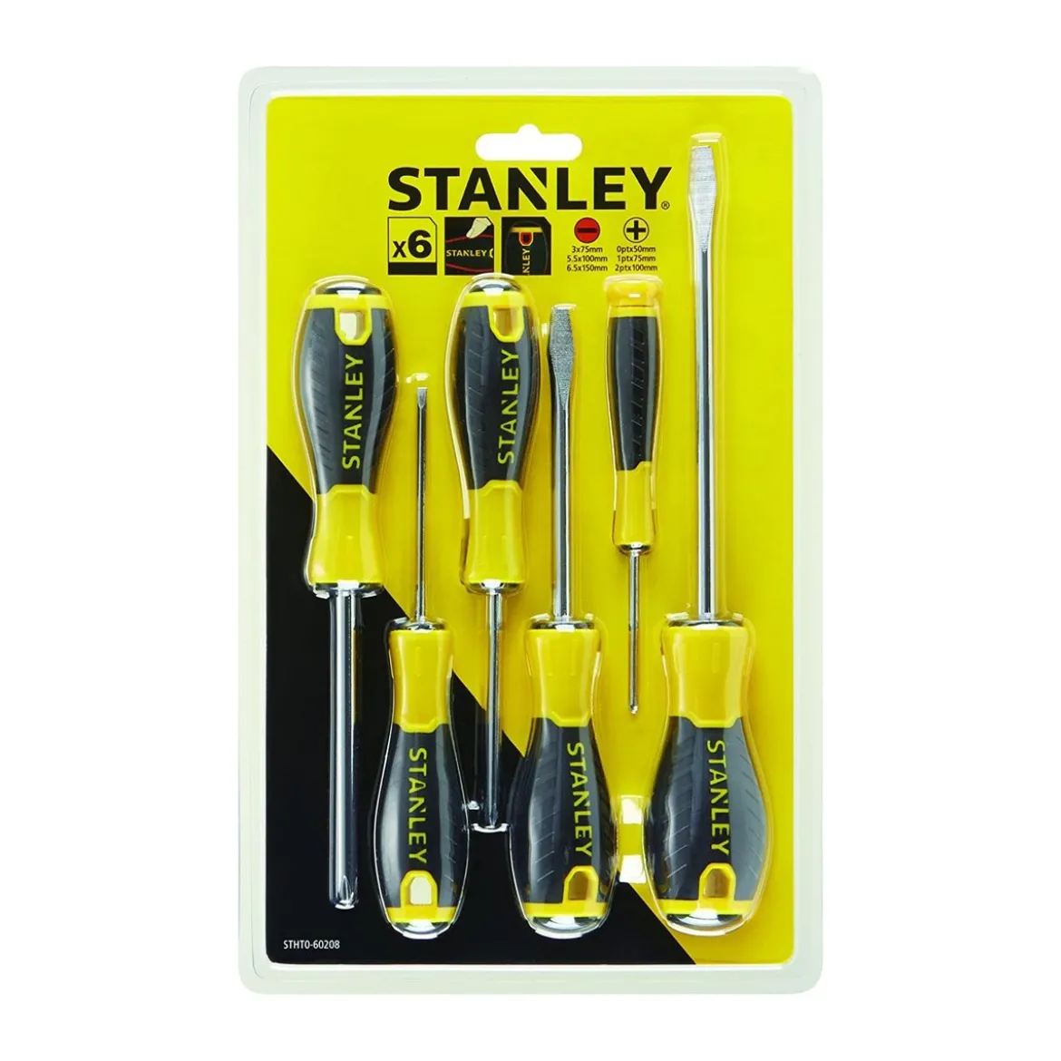 Kit Giraviti a Croce Stella Stanley Set Cacciaviti a Taglio Precisione Piccolo