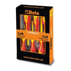 Kit Giraviti Beta Elettricista Isolati Lama Piatta e Punta Philips Professionali