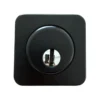 Kit Maniglia Porta Blindata Nero con Accessori Quadri Completo