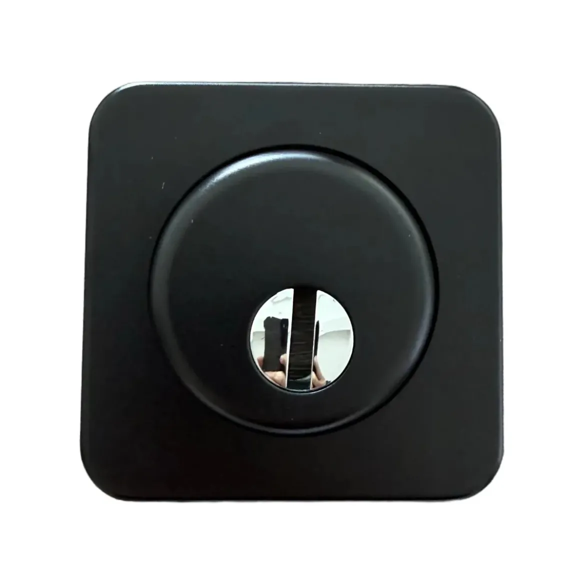 Kit Maniglia Porta Blindata Nero con Accessori Quadri Completo