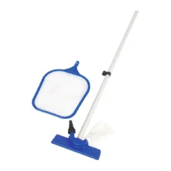 Kit Pulizia Piscina Fuori Terra Fondo Spazzola Aspirante Skimmer Retino Acqua