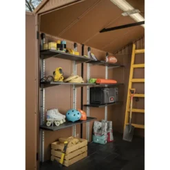Kit Scaffali per Casetta da Giardino Keter 3 Mensole Modulari 100x30