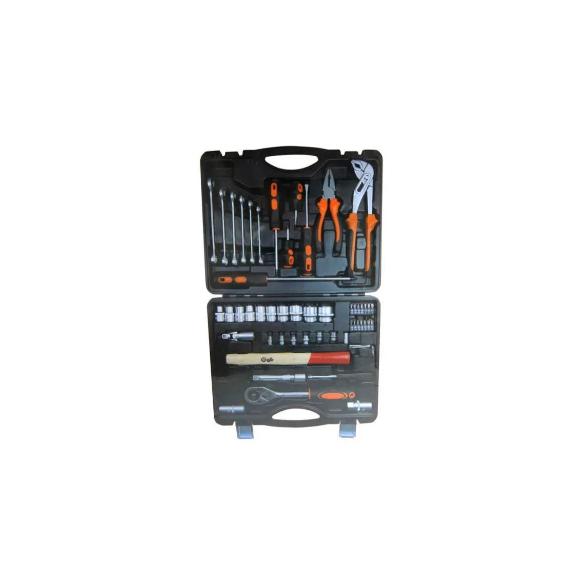 Kit Utensili Manuali Valigetta Completa 56 Pezzi da Lavoro Chiavi Cacciaviti