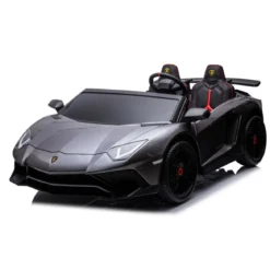 Lamborghini AVENTADOR SVJ BIG Full Grigio Macchina Elettrica per Bambini