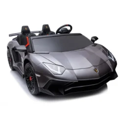 Lamborghini AVENTADOR SVJ BIG Full Grigio Macchina Elettrica per Bambini
