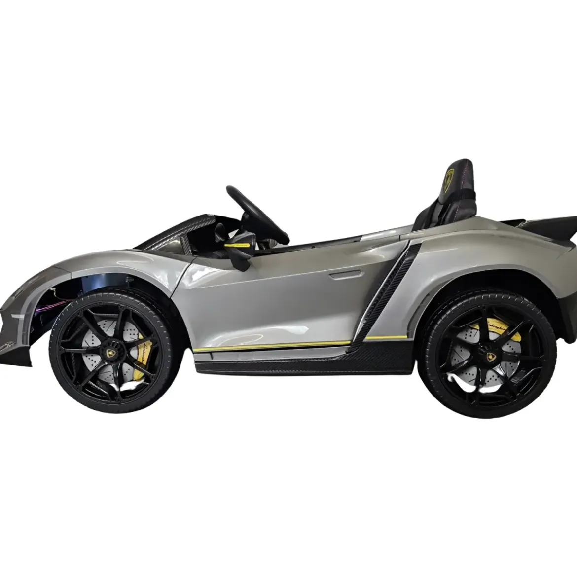Lamborghini Grigia 12V Macchina Elettrica per Bambini